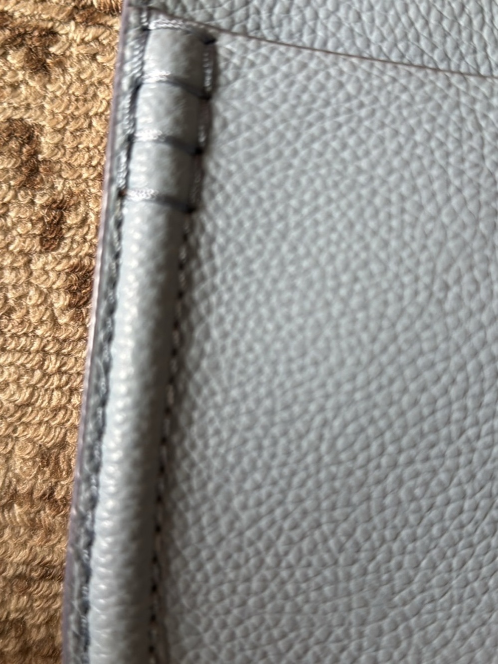 kate spade light blue pebbled leather crossbody bag - Picture 4 of 8